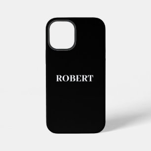 Monogramm Name änderbar personalisierbar iPhone 12 Mini Hülle