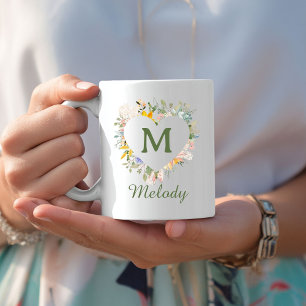 Monogramm/Name der Gartenschränke für die benutzer Kaffeetasse