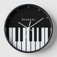 Monogramm-Name der Tastatur für Schwarz und Weiß