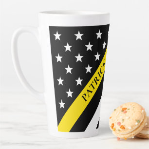 Monogramm Name der Thin-Gelbe Linie Milchtasse