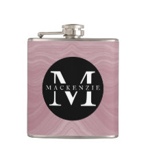 Monogramm Name Moderne Elegante Marmor Niedlich Ch