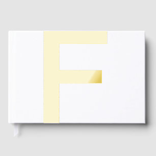 Monogramm Namensbuchstabenalphabet einfach klein t Gästebuch