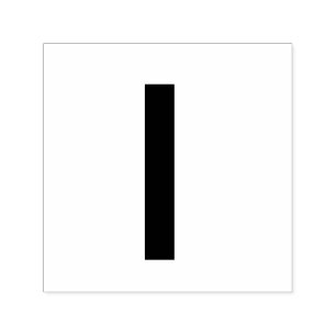 Monogramm Namensbuchstabenalphabet einfach klein t Permastempel