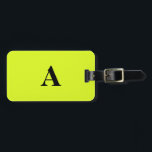Monogramm Neongelber Name Erstmaliges Cooles Gesch Gepäckanhänger<br><div class="desc">Mit Monogramm Anfangs- und auch persönliche Daten wie Name,  Adresse,  Telefonnummer und E-Mail,  die Sie bearbeiten können. Mit einem attraktiven,  soliden neongelben Hintergrund können Sie die Farbe ändern,  wenn Sie möchten. Coole Geschenkidee für ihn oder sie.</div>