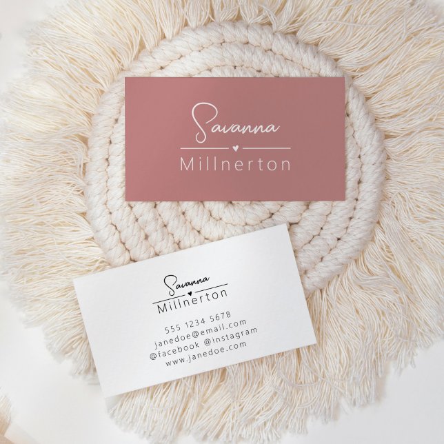 Monogramm neutrales modernes Minimalistisches Eleg Visitenkarte (Von Creator hochgeladen)