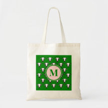 Monogramm Niedliches Kuh-Gesichtsmuster