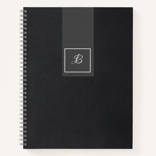 Monogramm Notizbuch (Vorderseite)