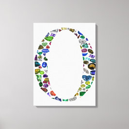 Monogramm 'O' Leinwanddruck