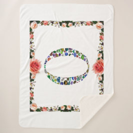 Monogramm 'O' Sherpadecke