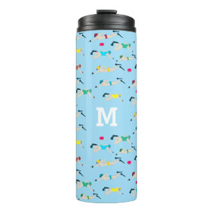 Monogramm Octopus Thermosbecher
