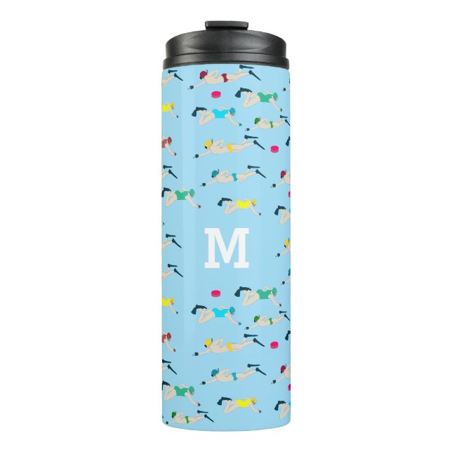 Monogramm Octopus Thermosbecher (Vorderseite)