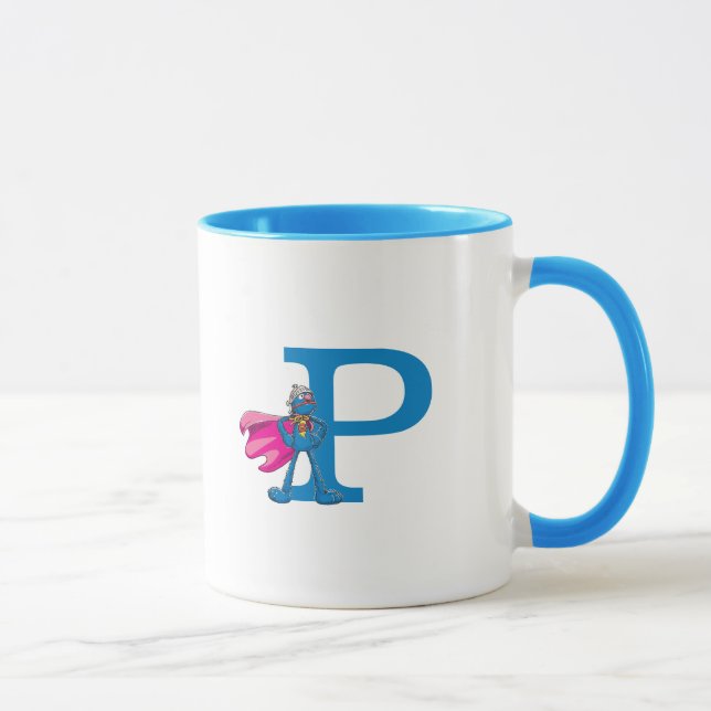 Monogramm P Tasse (Rechts)