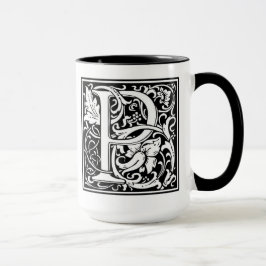 Monogramm-P-Tasse Tasse