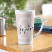 Monogramm Pastell mit Personalisiertem modernen Na