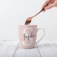 Monogramm Pastell mit Personalisiertem modernen Na
