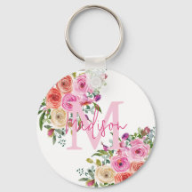 Monogramm | Personalisiere | Aquarell | Floral