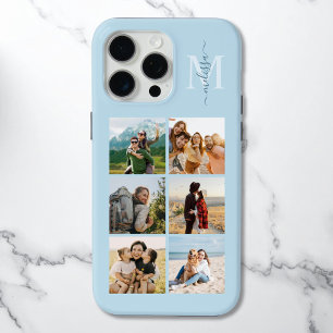 Monogramm Personalisiert 6 FotoCollage Case-Mate iPhone Hülle