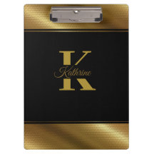 Monogramm personalisiert goldfarben