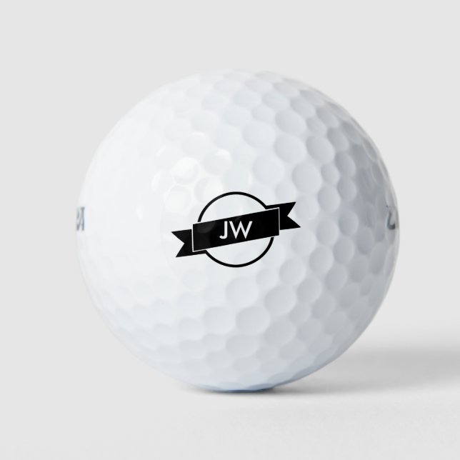 Monogramm Personalisiert Golfball (Vorderseite)
