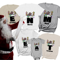 Monogramm Personalisiert mit Name Rosa Weihnachten