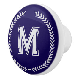 Monogramm personalisierte Schubladengriffe Knöpfe  Keramikknauf