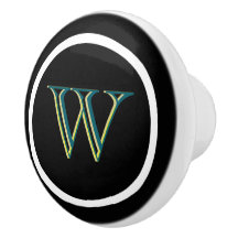 Monogramm personalisierte Schubladengriffe Knöpfe