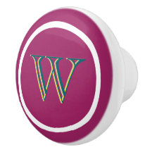 Monogramm personalisierte Schubladengriffe Knöpfe
