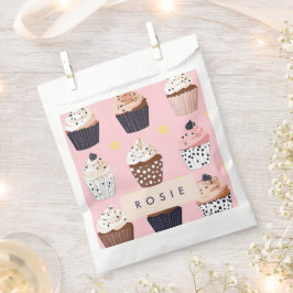 Monogramm Personalisierter Niedlicher Süßkuchen Geschenktütchen