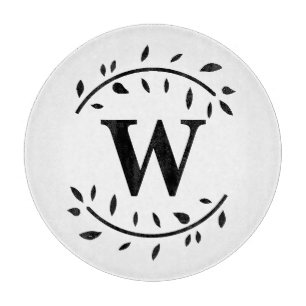 Monogramm Personalisiertes Krängungsbrett Schneidebrett