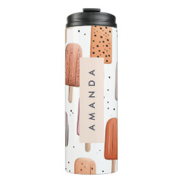 Monogramm Personalisiertes Niedliches Popsitätsmus Thermosbecher