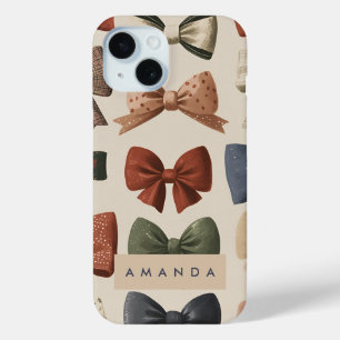 Monogramm Personalisiertes Retro-Vintages Muster Case-Mate iPhone Hülle