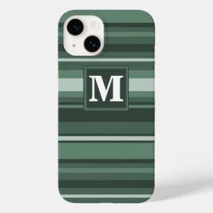 Monogramm Phalelgrün Case-Mate iPhone 14 Hülle