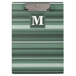 Monogramm Phalelgrün Klemmbrett