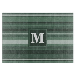 Monogramm Phalelgrün Schneidebrett