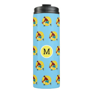 Monogramm-Pickleball Thermosbecher
