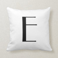 Monogramm Pillows Buchstaben E