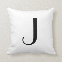 Monogramm Pillows Buchstaben J