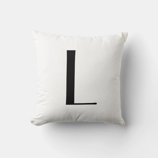 Monogramm Pillows Buchstaben L Kissen (Vorderseite)