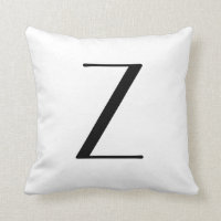Monogramm Pillows Buchstaben Z