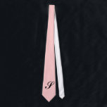 Monogramm Pink-Krawatte Krawatte<br><div class="desc">Niemand wird besser aussehen als du, wenn du diese Krawatte mit deinem Initial darauf trägst. Fügen Sie den ersten woll in das angegebene Feld hinzu. Sie können eine oder mehrere Initialen oder einen Namen hinzufügen, die Wahl ist Ihre. Der Typ Stil, die Größe und die Farbe können ebenfalls geändert werden....</div>