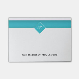 Monogramm-Posten Posten-it® Anmerkungen Post-it Klebezettel