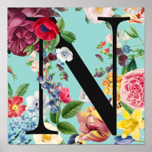 Monogramm Poster