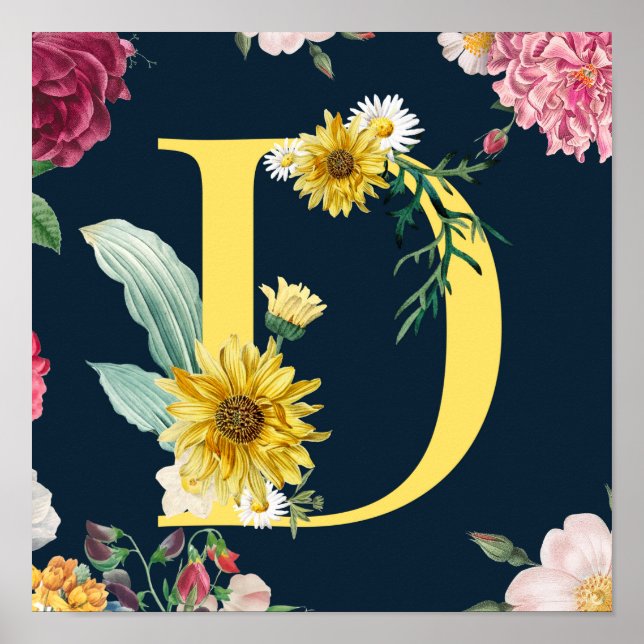 Monogramm Poster (Vorne)