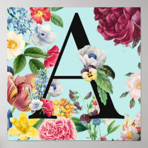 Monogramm Poster