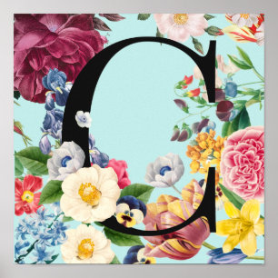 Monogramm Poster