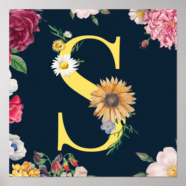 Monogramm Poster (Vorne)