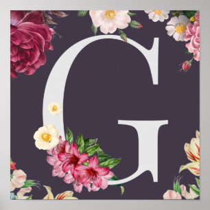 Monogramm Poster