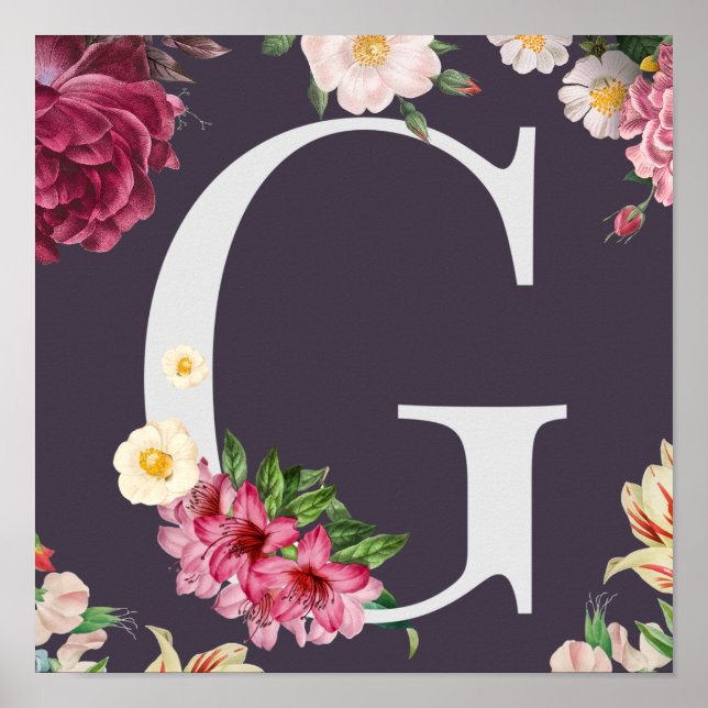Monogramm Poster (Vorne)