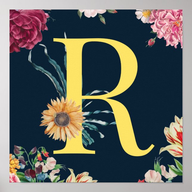 Monogramm Poster (Vorne)