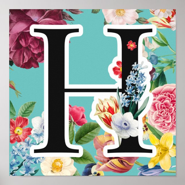 Monogramm Poster (Vorne)